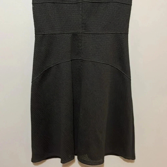 Sisley | NEW black short sleeve fitted dress women’s size S NWT LBD office work - Picture 3 of 8